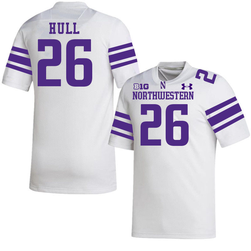 Northwestern Wildcats #26 Evan Hull College Football Jerseys Stitched-White